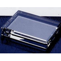 Crystal Beveled Rectangle Base (3"x4"x3/4")